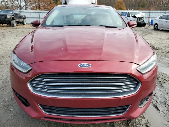 3FA6P0RU8ER349528 - 2014 FORD FUSION TITANIUM HEV RED photo 5