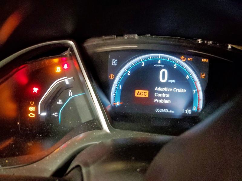 19XFC1F3XME010959 - 2021 HONDA CIVIC EX BLUE photo 9