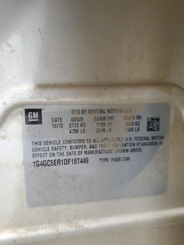 1G4GC5ER1DF187449 - 2013 BUICK LACROSSE Or photo 12