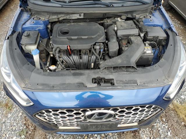 5NPE34AF7KH755403 - 2019 HYUNDAI SONATA LIMITED BLUE photo 11