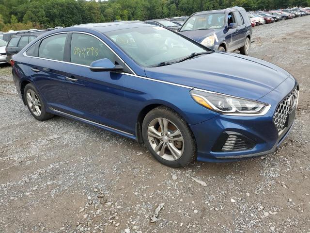 5NPE34AF7KH755403 - 2019 HYUNDAI SONATA LIMITED BLUE photo 4