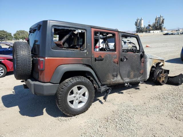 1C4BJWDG2EL298816 - 2014 JEEP WRANGLER U SPORT ORANGE photo 3