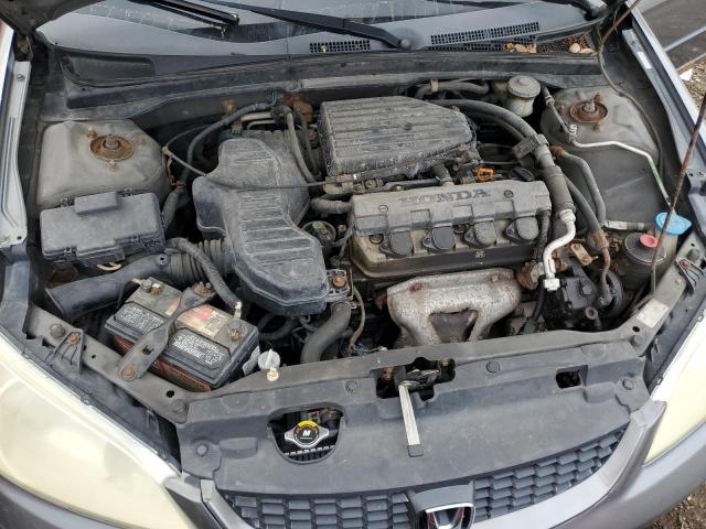 2HGES16385H568248 - 2005 HONDA CIVIC DX VP GRAY photo 11