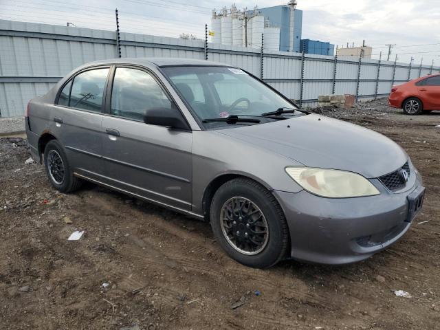 2HGES16385H568248 - 2005 HONDA CIVIC DX VP GRAY photo 4