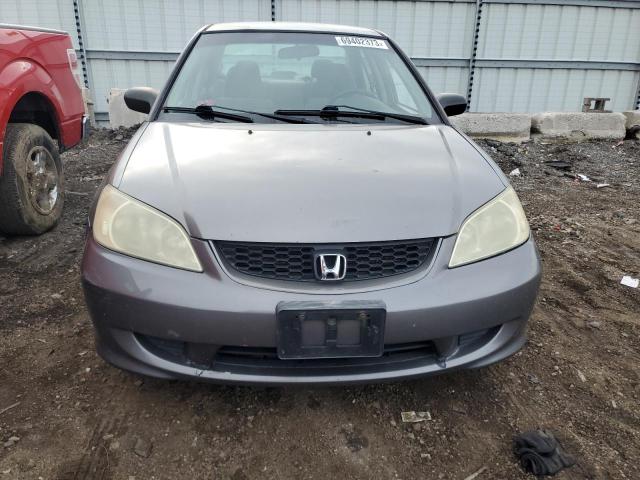 2HGES16385H568248 - 2005 HONDA CIVIC DX VP GRAY photo 5