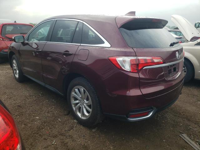 5J8TB4H32GL012321 - 2016 ACURA RDX BURGUNDY photo 2