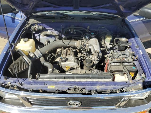 4TAVL52N0TZ141472 - 1996 TOYOTA TACOMA XTRACAB BLUE photo 11