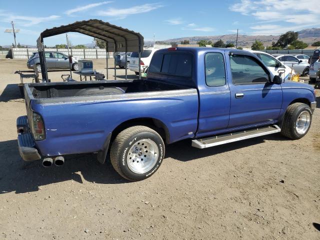 4TAVL52N0TZ141472 - 1996 TOYOTA TACOMA XTRACAB BLUE photo 3