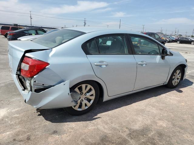 19XFB2F52CE347473 - 2012 HONDA CIVIC LX BLUE photo 3