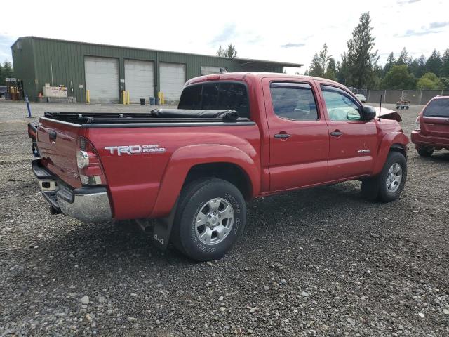3TMLU4ENXCM093236 - 2012 TOYOTA TACOMA DOUBLE CAB RED photo 3