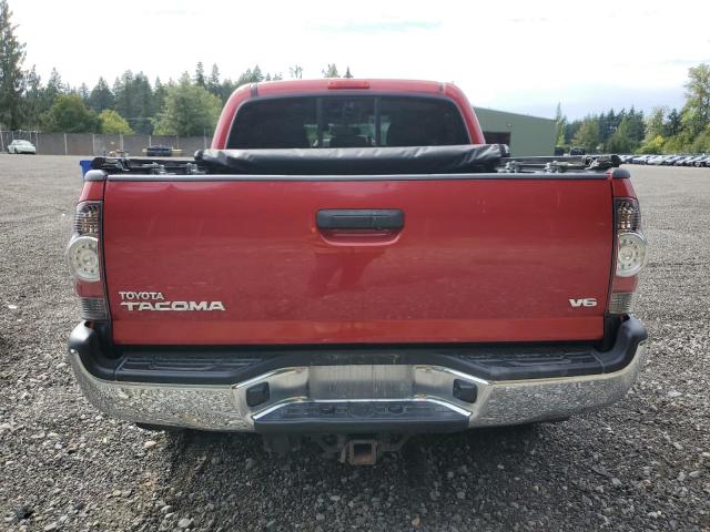 3TMLU4ENXCM093236 - 2012 TOYOTA TACOMA DOUBLE CAB RED photo 6