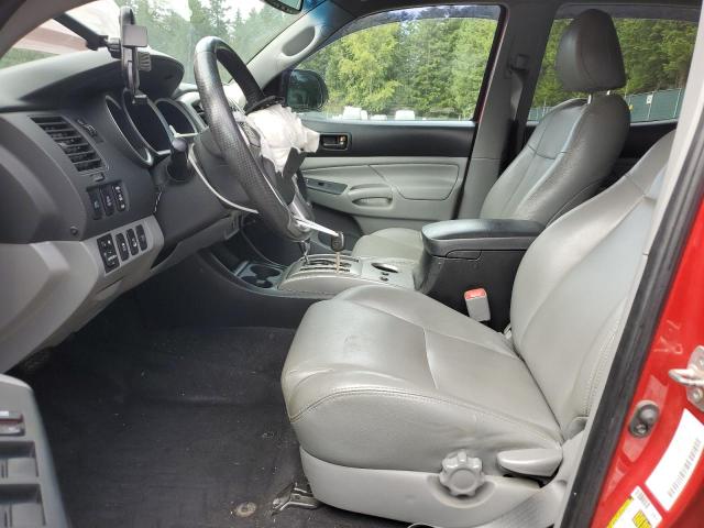 3TMLU4ENXCM093236 - 2012 TOYOTA TACOMA DOUBLE CAB RED photo 7