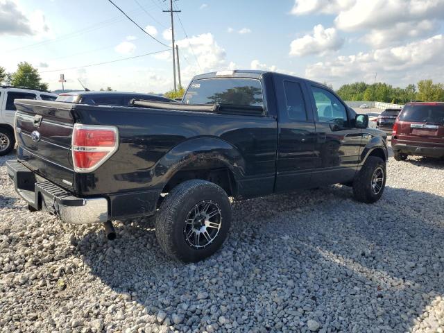 1FTEX1EM7BFC68420 - 2011 FORD F150 SUPER CAB BLACK photo 3