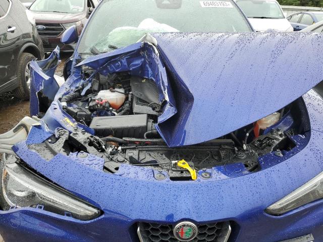 ZASPAKBN8N7D40177 - 2022 ALFA ROMEO STELVIO TI BLUE photo 11