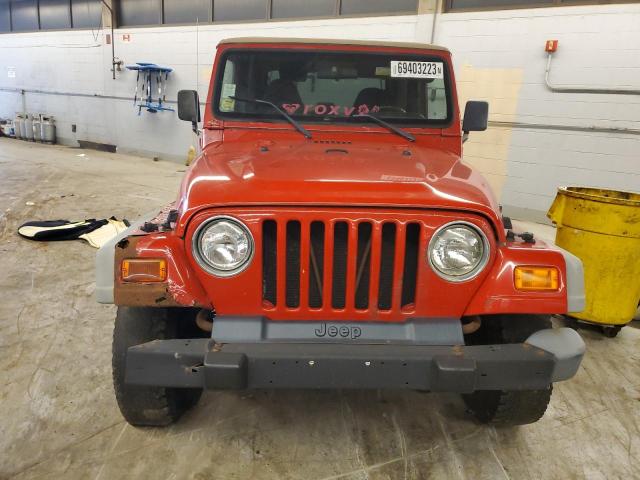 1J4FA29P0YP708071 - 2000 JEEP WRANGLER / SE RED photo 5