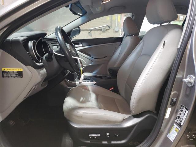 5XXGN4A78FG398097 - 2015 KIA OPTIMA EX GRAY photo 7
