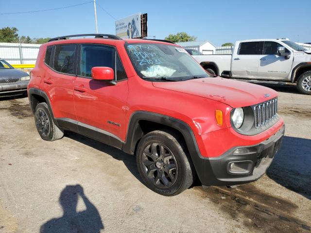 ZACCJBBT5GPD07701 - 2016 JEEP RENEGADE LATITUDE RED photo 4