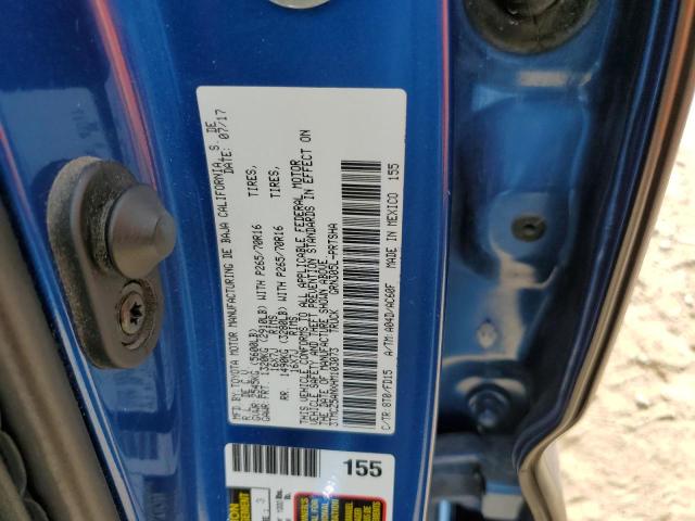 3TMCZ5ANXHM103073 - 2017 TOYOTA TACOMA DOUBLE CAB Mavi foto 13