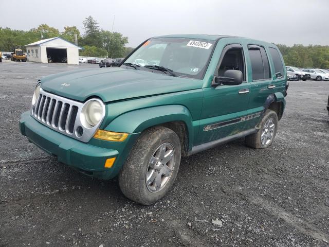 1J8GL58K97W518150 - 2007 JEEP LIBERTY LIMITED GREEN photo 1