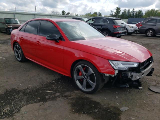 WAUB4AF40KA108108 - 2019 AUDI S4 PREMIUM PLUS RED photo 4