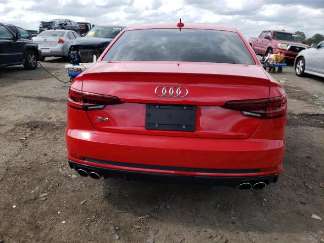 WAUB4AF40KA108108 - 2019 AUDI S4 PREMIUM PLUS RED photo 6