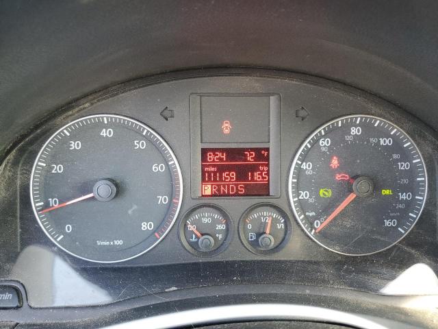 WVWBB71K38W009165 - 2008 VOLKSWAGEN RABBIT Սև լուսանկար 9