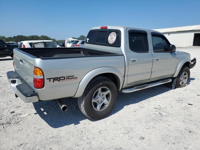 5TEHN72N63Z229129 - 2003 TOYOTA TACOMA DOUBLE CAB SILVER photo 3