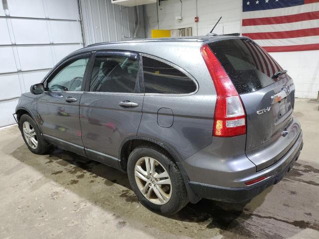 5J6RE4H71AL007275 - 2010 HONDA CR-V EXL GRAY photo 2