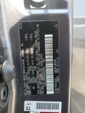 5TDLZRBH4MS082909 - 2021 TOYOTA HIGHLANDER XSE CHARCOAL photo 13