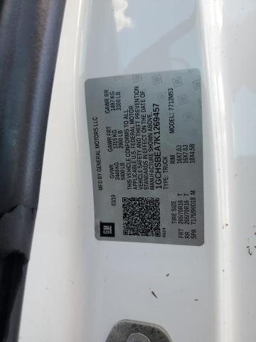 1GCHSBEA7K1269457 - 2019 CHEVROLET COLORADO Белый фото 13