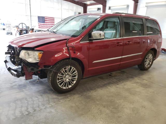 2C4RC1CG9ER310755 - 2014 CHRYSLER TOWN & COU TOURING L MAROON photo 1