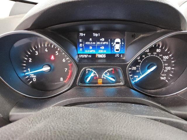 1FMCU9GD1JUB21513 - 2018 FORD ESCAPE SE Gris foto 9