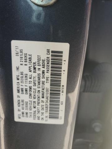 19UUB2F34JA010097 - 2018 ACURA TLX GRAY photo 12