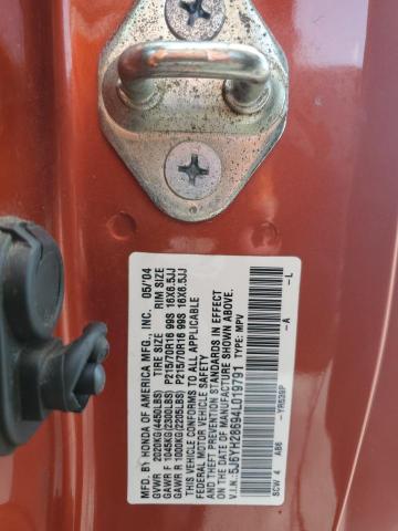 5J6YH28694L019791 - 2004 HONDA ELEMENT EX 橙色 照片 13