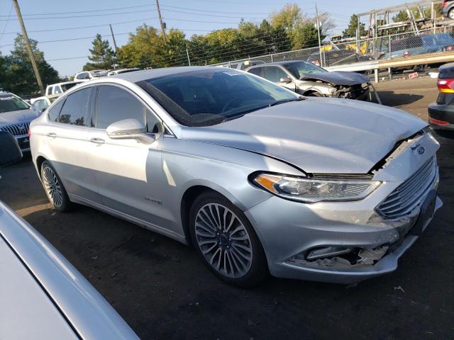 3FA6P0RUXJR181885 - 2018 FORD FUSION TITANIUM/PLATINUM HEV SILVER photo 4