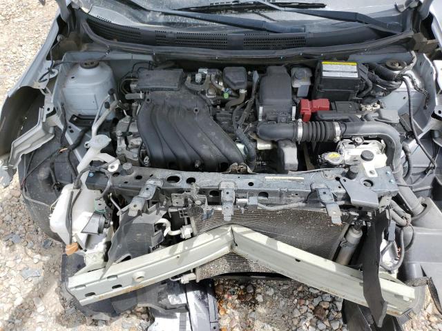 3N1CN7APXKL803961 - 2019 NISSAN VERSA S SILVER photo 11