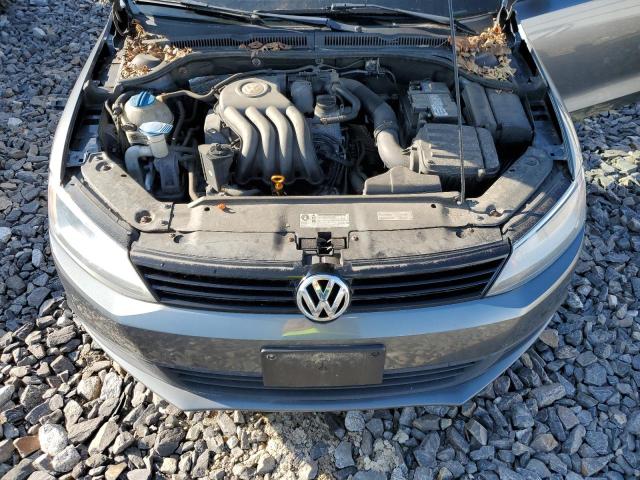 3VW1K7AJ1DM396678 - 2013 VOLKSWAGEN JETTA BASE GRAY photo 11