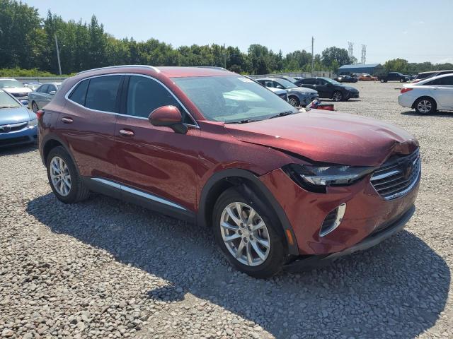 LRBAZLR40MD191742 - 2021 BUICK ENVISION PREFERRED BURGUNDY photo 4