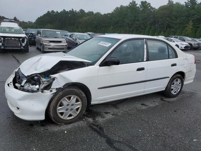 2HGES163X4H631851 - 2004 HONDA CIVIC DX VP WHITE photo 1