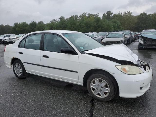 2HGES163X4H631851 - 2004 HONDA CIVIC DX VP WHITE photo 4