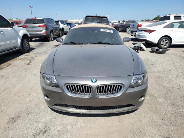 4USBT535X4LU06838 - 2004 BMW Z4 3.0 GRAY photo 5