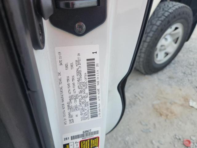 5TFRX5GN9LX170595 - 2020 TOYOTA TACOMA ACCESS CAB WHITE photo 12