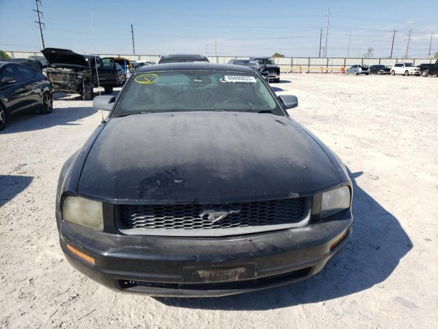 1ZVHT80N195102845 - 2009 FORD MUSTANG BLACK photo 5