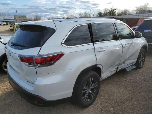 5TDJKRFH5GS331759 - 2016 TOYOTA HIGHLANDER XLE 白色 照片 3