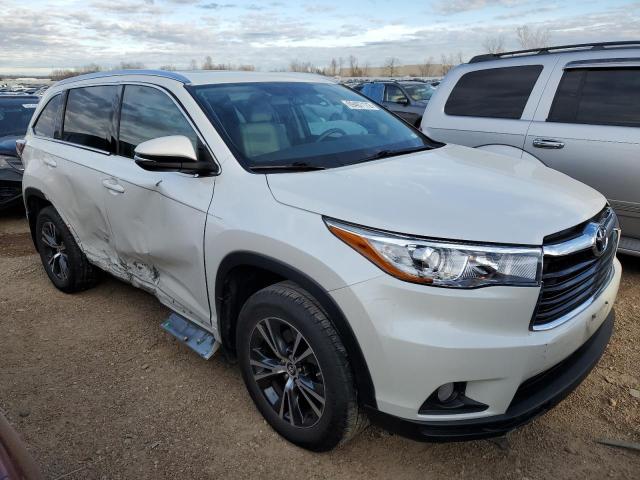 5TDJKRFH5GS331759 - 2016 TOYOTA HIGHLANDER XLE 白色 照片 4