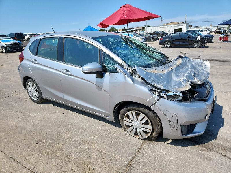 JHMGK5H52HS008430 - 2017 HONDA FIT LX SILVER photo 4