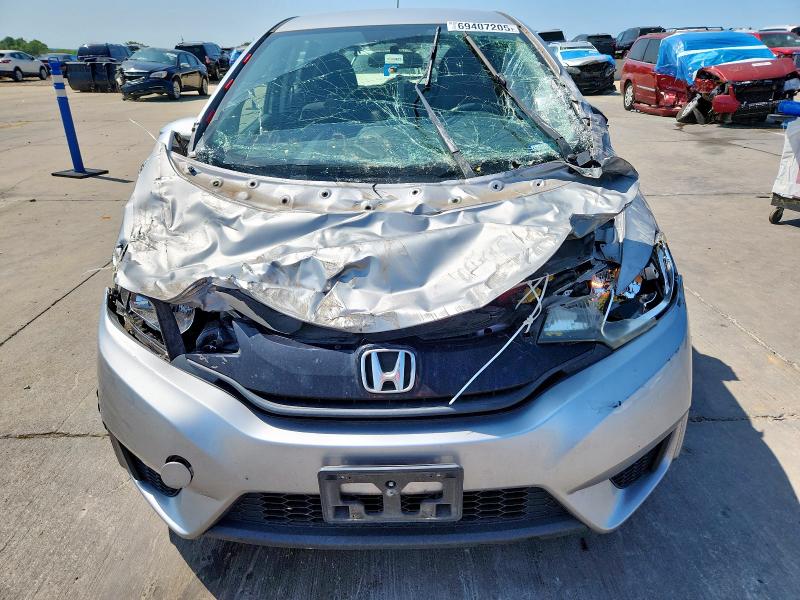 JHMGK5H52HS008430 - 2017 HONDA FIT LX SILVER photo 5
