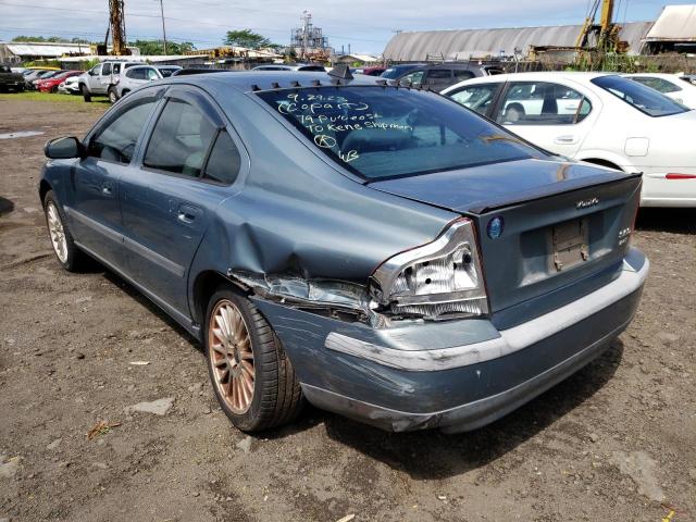YV1RS58D132277605 - 2003 VOLVO S60 2.4T BLUE photo 2