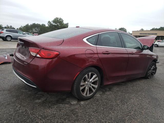 1C3CCCAB1FN723359 - 2015 CHRYSLER 200 LIMITED BURGUNDY photo 3