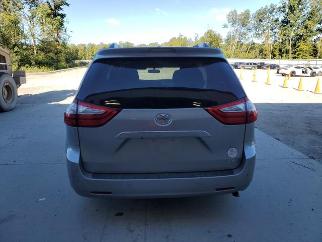 5TDYK3DC8FS637811 - 2015 TOYOTA SIENNA XLE SILVER photo 6